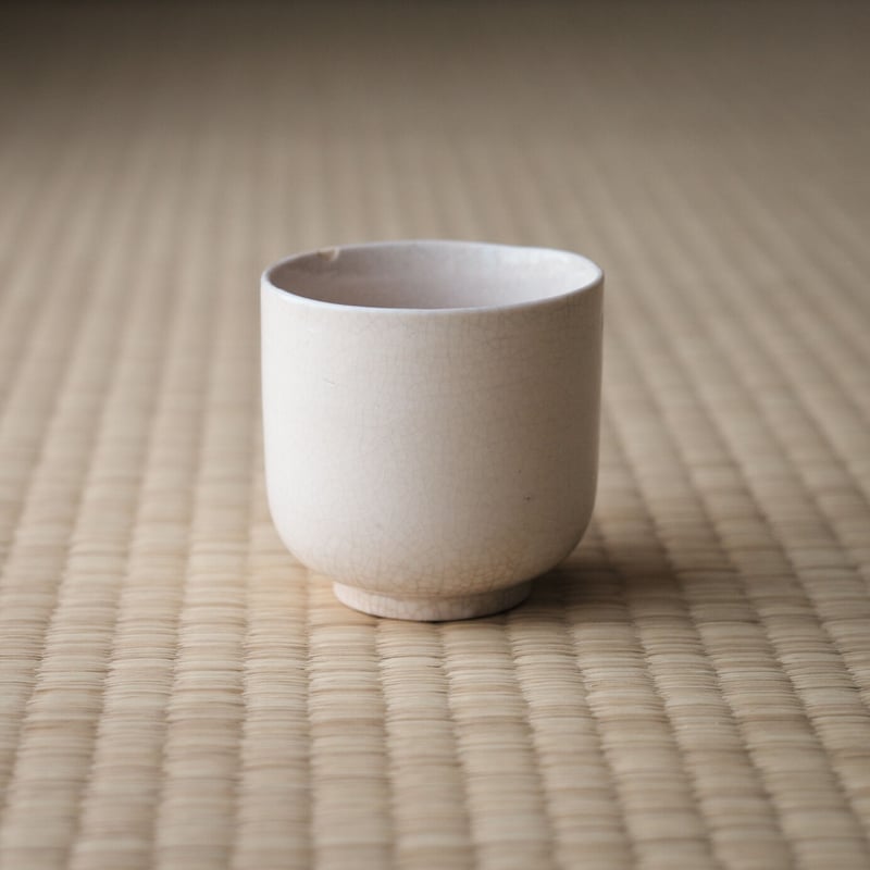 白薩摩無地筒型湯呑 / 江戸幕末 | tsuchika