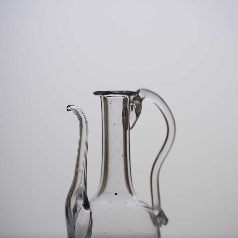 18世紀 フランス 手吹きガラスのピッチャー / Hand Blown Glass