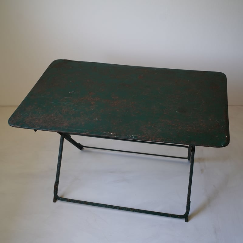 19世紀 フランス ビストロで使われていた アイアン フォールディング