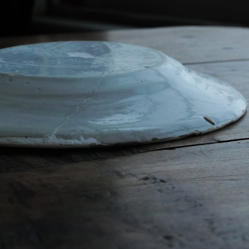 17世紀オランダ 白デルフト皿 / the Netherlands 17th C | tsuc