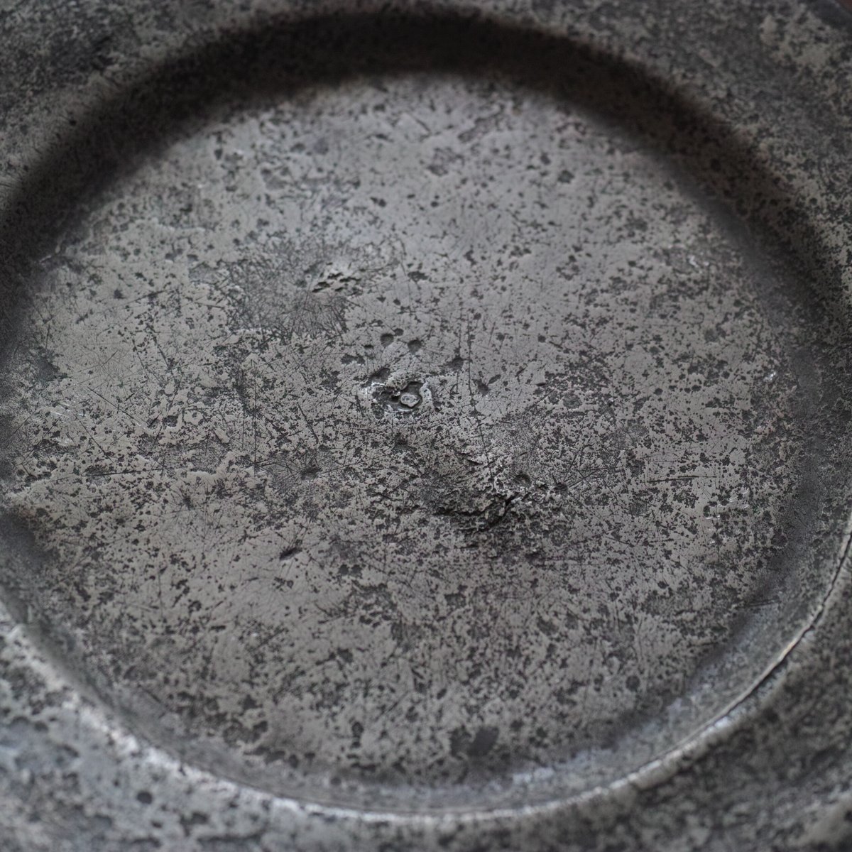 18世紀 イギリス ピューター皿 / Pewter Plate a / England 18t