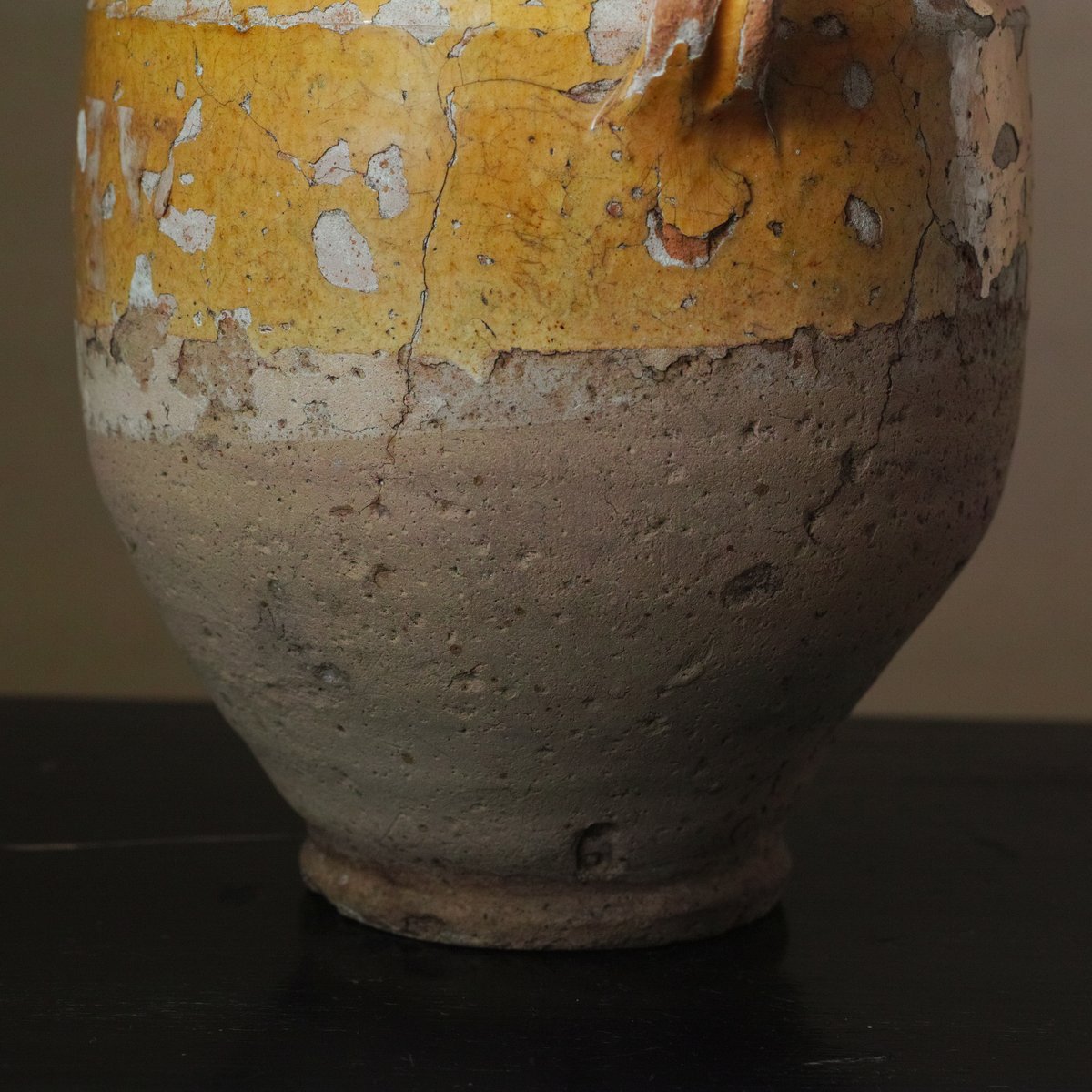 黄釉保存壺 / 南フランス19c | tsuchika