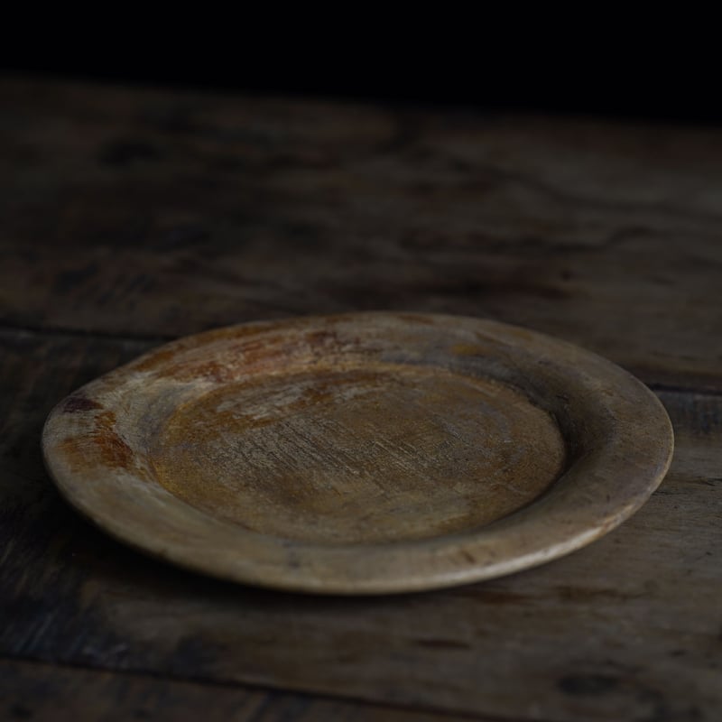 18世紀 スウェーデン木皿 / Swedish Wooden Rim Plate / Swe...