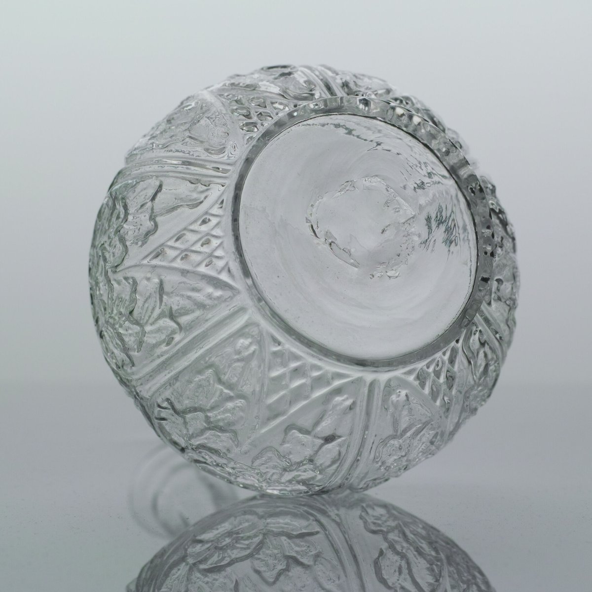 19世紀 スウェーデン 古い型吹きガラスのカラフェ / Sweden 19th C