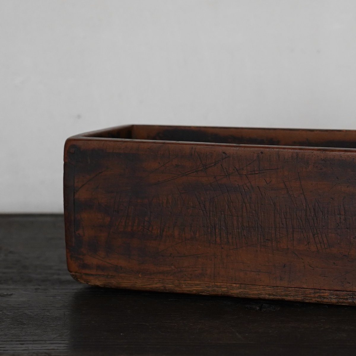李朝木製薬枡 李氏朝鮮時代後期 / 李朝木工 トロトロ 木箱 升 花入れ 花器 fit=scale-down,w=1200