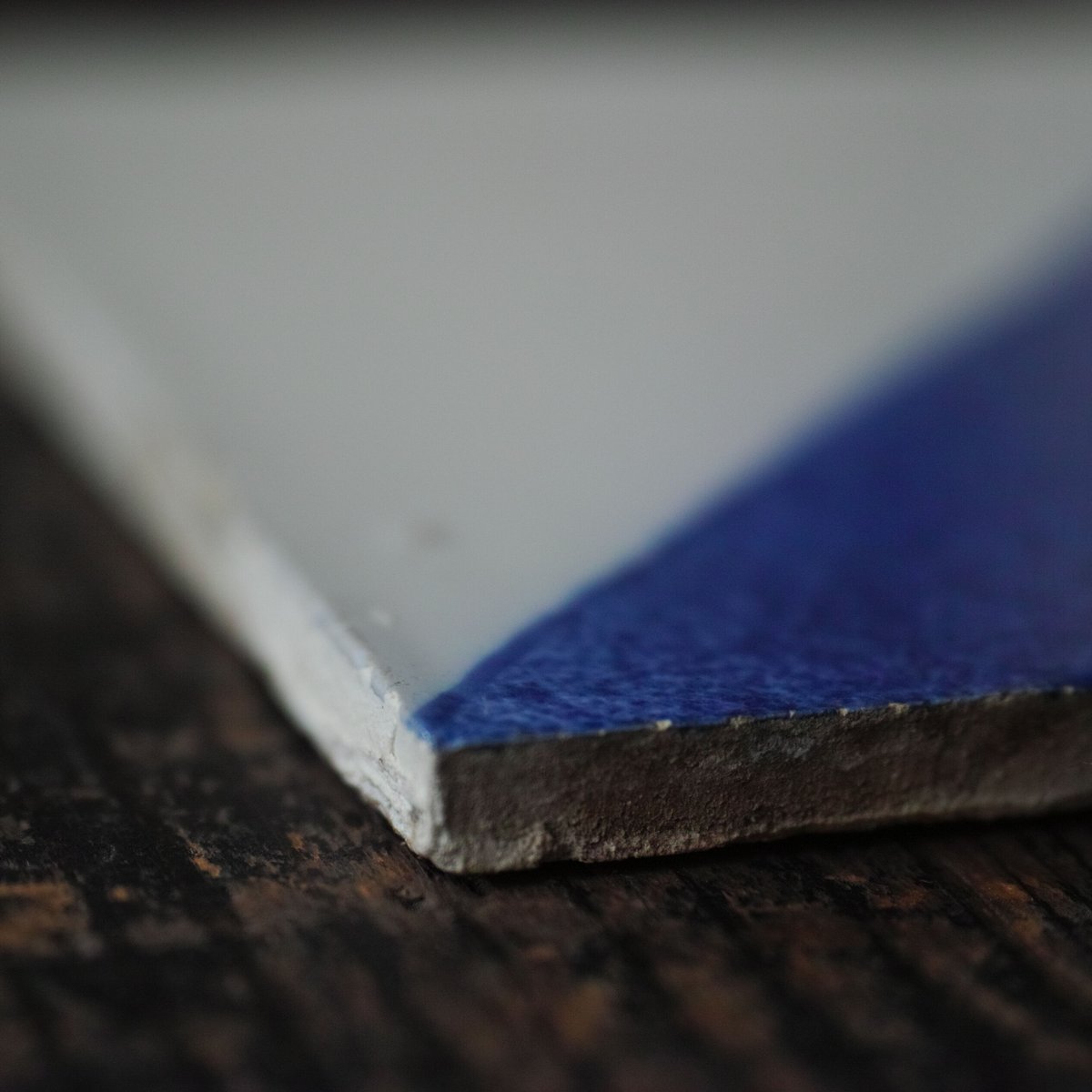 18世紀 オランダ デルフト幾何学文タイル / the Netherlands 18th C