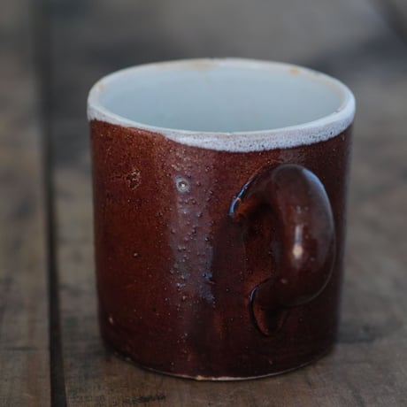 18-19世紀 キュノワール 焦茶色のマグカップ Cul Noir / France 18-19th C.
