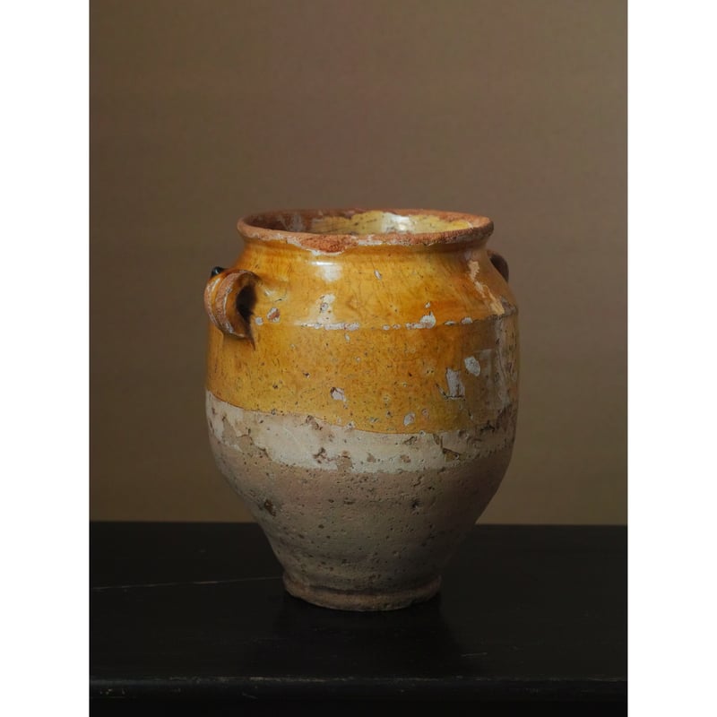 黄釉保存壺 / 南フランス19c | tsuchika
