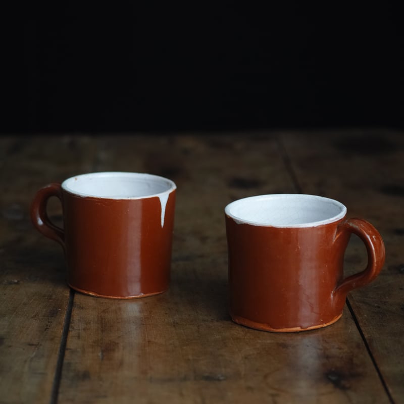 フランスアンティーク　キュノワールマグ／CulNoir キュノワール CulNoir カップ h10.1cm フランス アンティーク