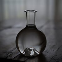 18世紀 フランス 手吹きガラスのルーペランプボトル / Loupe Lamp Glass Bottle /  France 18th C.