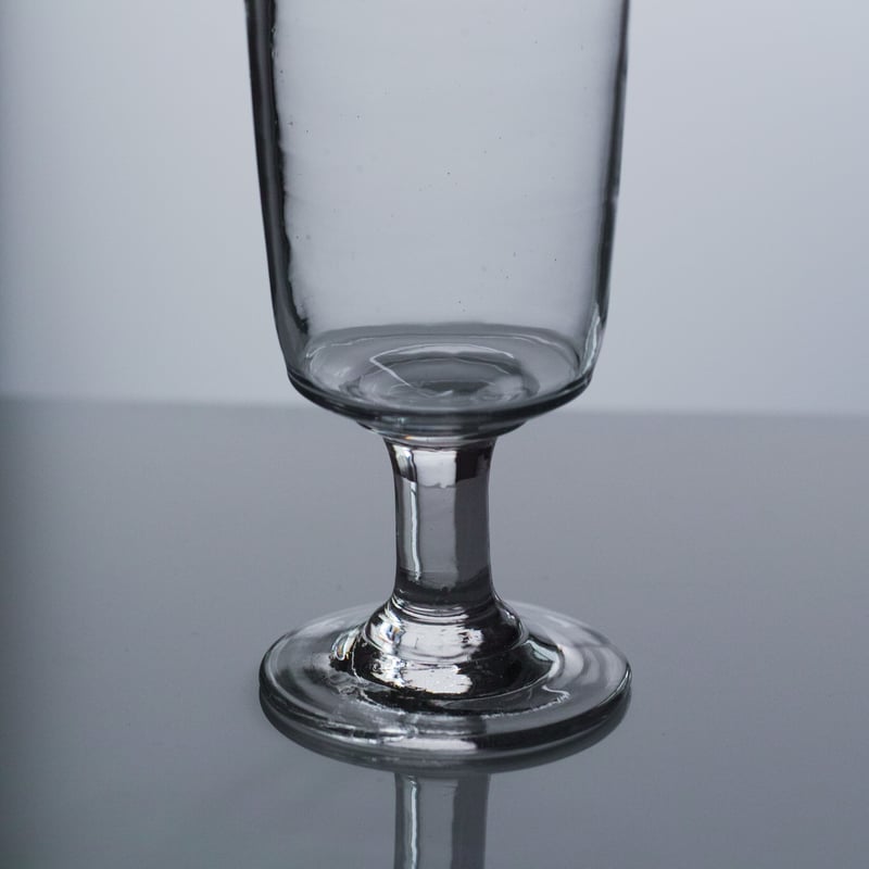 19世紀フランス 手吹きガラスのビストログラス / France 19th C. / B | 