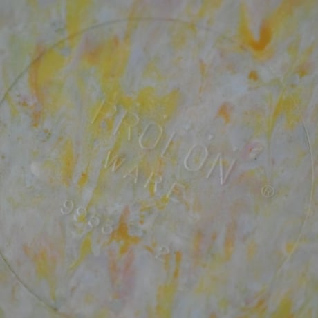 アメリカの学校で使用されていたランチプレート / Prolon Ware / Melamin Plate / United States 1970s  / D