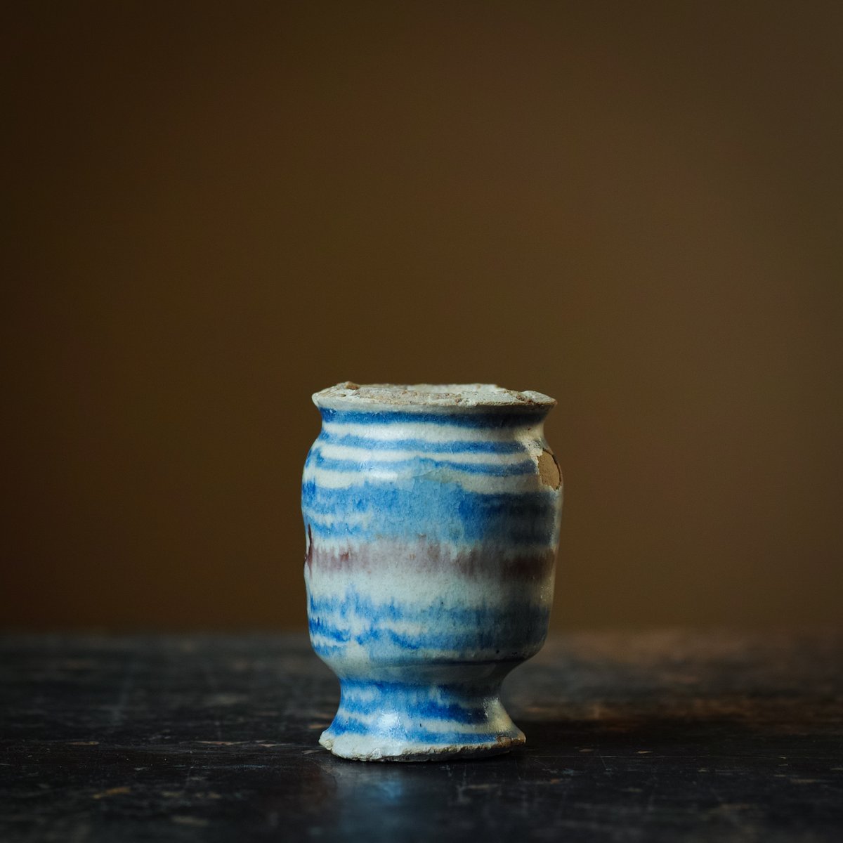 17世紀 オランダ ダッチマジョリカ小壺 / the Netherlands 17th C.