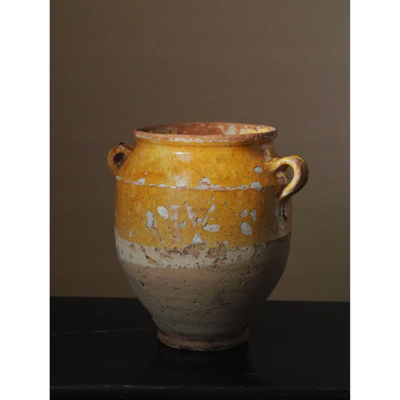 黄釉保存壺 / 南フランス19c | tsuchika