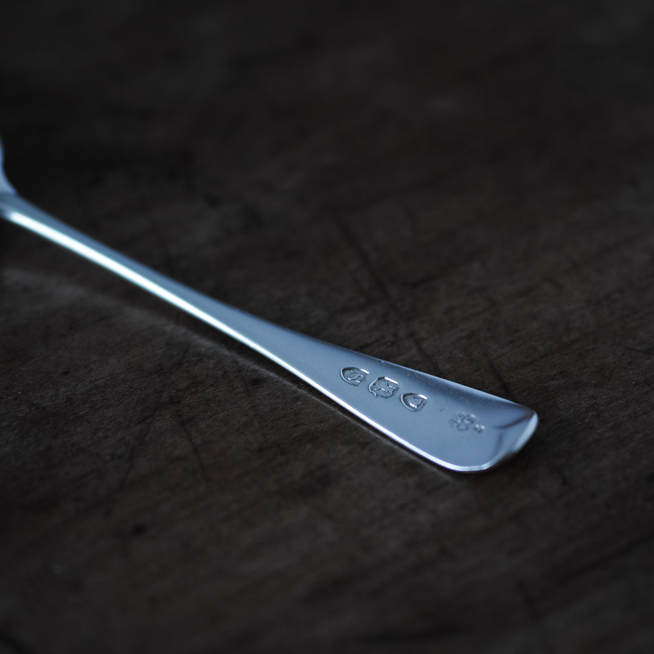 19世紀 イギリス 純銀ティースプーン / Solid Sterling Silver Tea