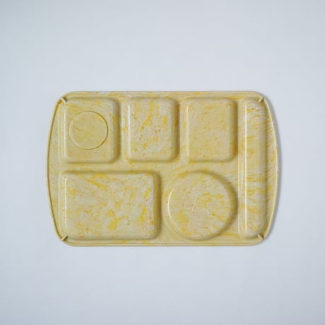 アメリカの学校で使用されていたランチプレート / Prolon Ware / Melamin Plate / United States 1970s  / D