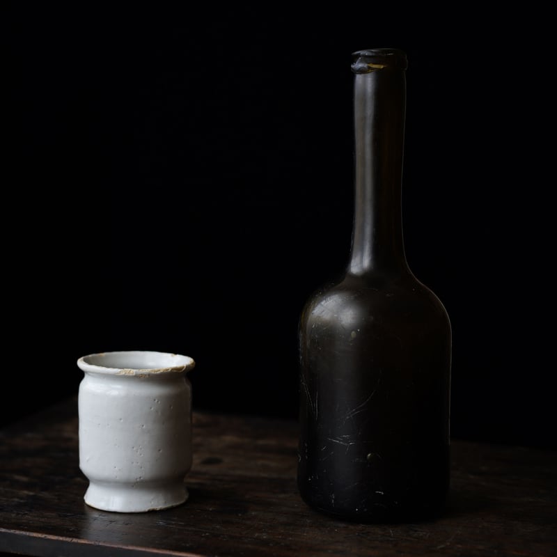 18世紀 オランダ ロングネックボトル / Long Neck Bottle / the Ne