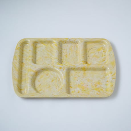 アメリカの学校で使用されていたランチプレート / Prolon Ware / Melamin Plate / United States 1970s  / D