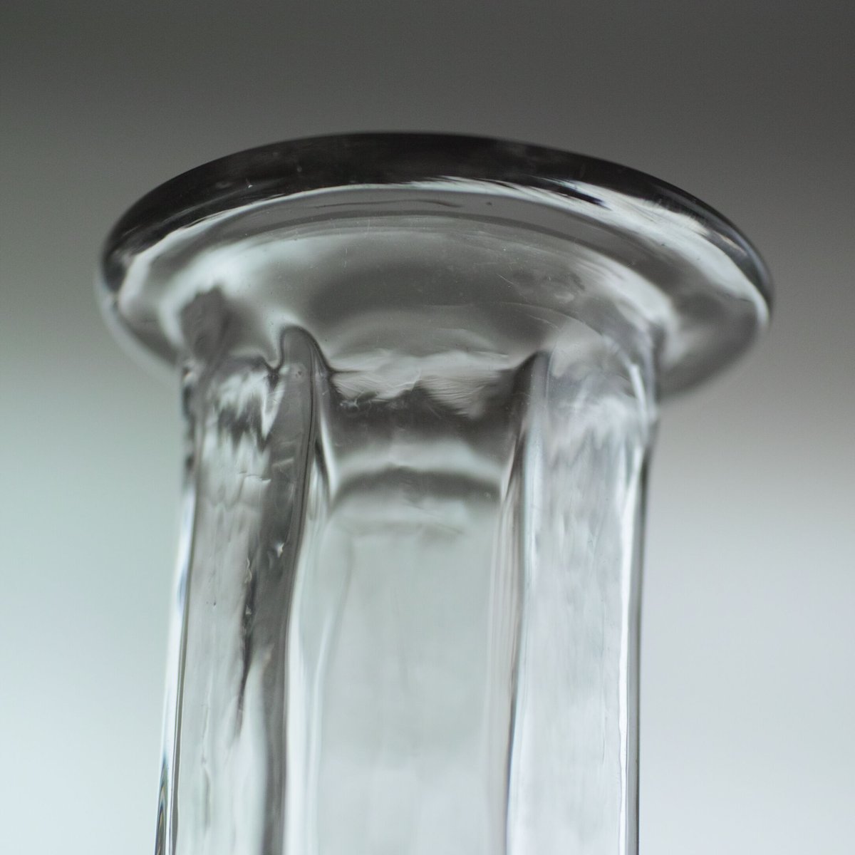 19世紀 スウェーデン 古い型吹きガラスのカラフェ / Sweden 19th C