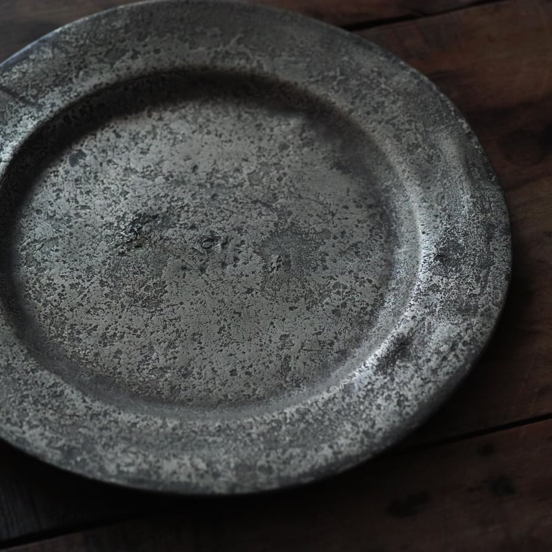 18世紀 イギリス ピューター皿 / Pewter Plate a / England 18t