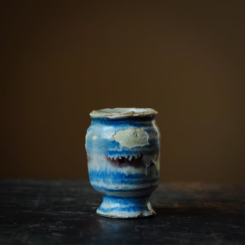 17世紀 オランダ ダッチマジョリカ小壺 / the Netherlands 17th C.