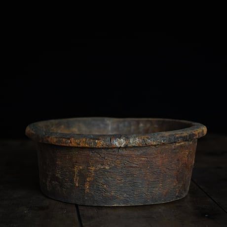 李朝木工くりぬき鉢 / 朝鮮時代後期