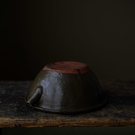 黒薩摩 苗代川焼 片口鉢 / Kurosatsuma Naeshirogawa-ware / 日本 明治-大正頃