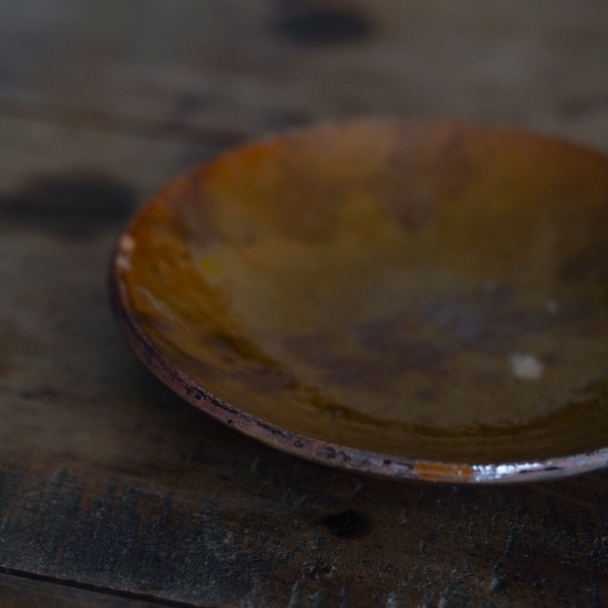 1800年代 アメリカ 無地 レッドウェア皿 プレート アンティーク 【公式