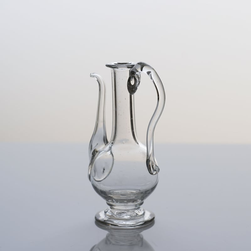 18世紀 フランス 手吹きガラスのピッチャー / Hand Blown Glass