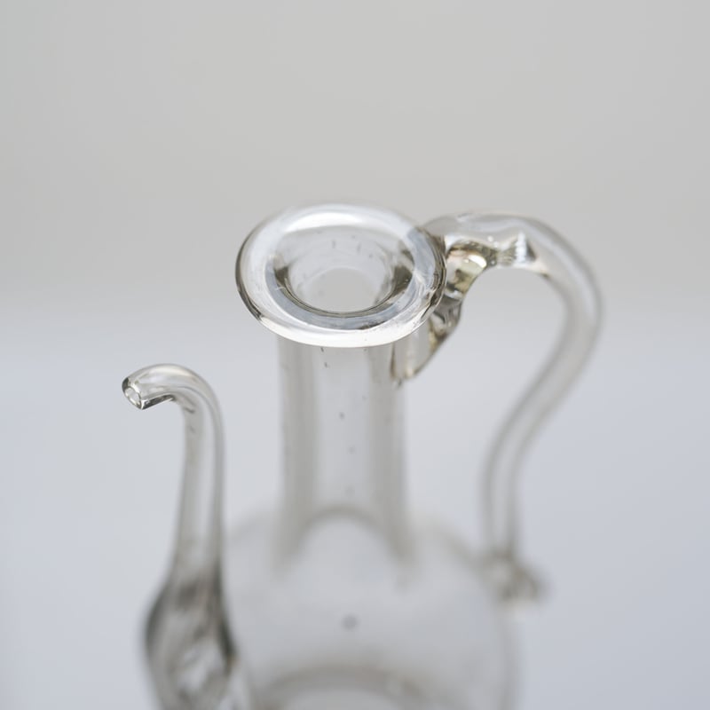 18世紀 フランス 手吹きガラスのピッチャー / Hand Blown Glass