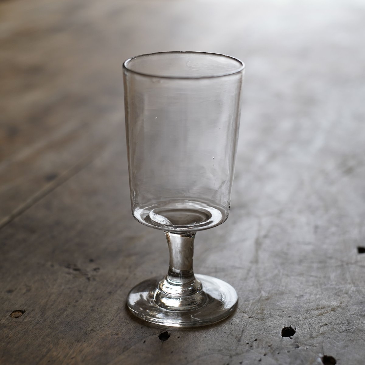 19世紀フランス 手吹きガラスのビストログラス / France 19th C. / A |
