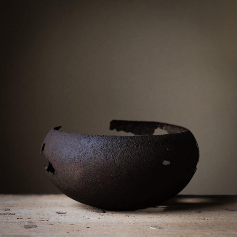 三島古唐津兜大鉢 桃山江戸初R39 三島古唐津兜大鉢 桃山江戸初R39