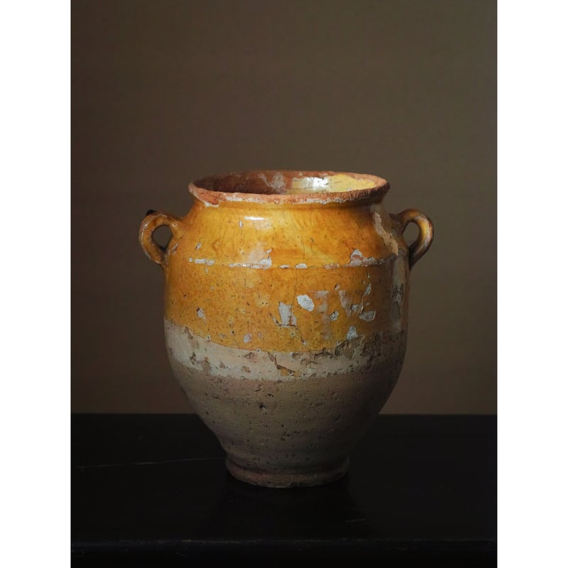 黄釉保存壺 / 南フランス19c | tsuchika