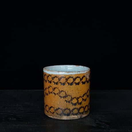 19世紀フランス キュノワール ドット柄マグカップ / France 19th C.
