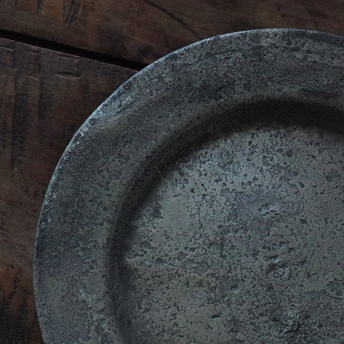 18世紀 イギリス ピューター皿 / Pewter Plate a / England 18t