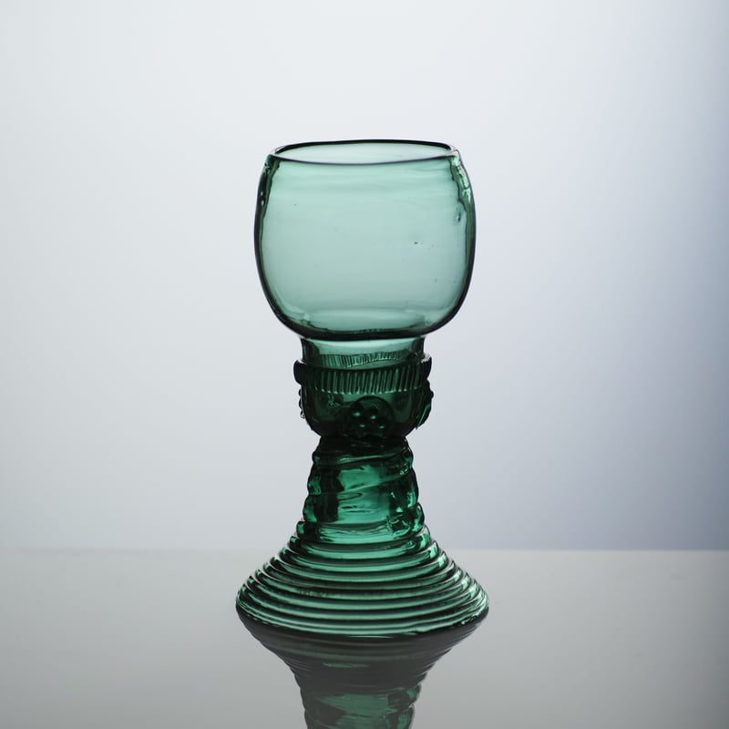 【ドイツ　レーマー杯】　ワイングラス　19世紀末～20世紀初期　　O0717A ドイツ レーマー杯】 ワイングラス 19世紀末～20世紀初期 O0717A