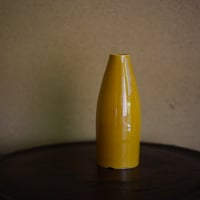 19世紀 珉平焼 無地黄釉徳利 / 江戸幕末