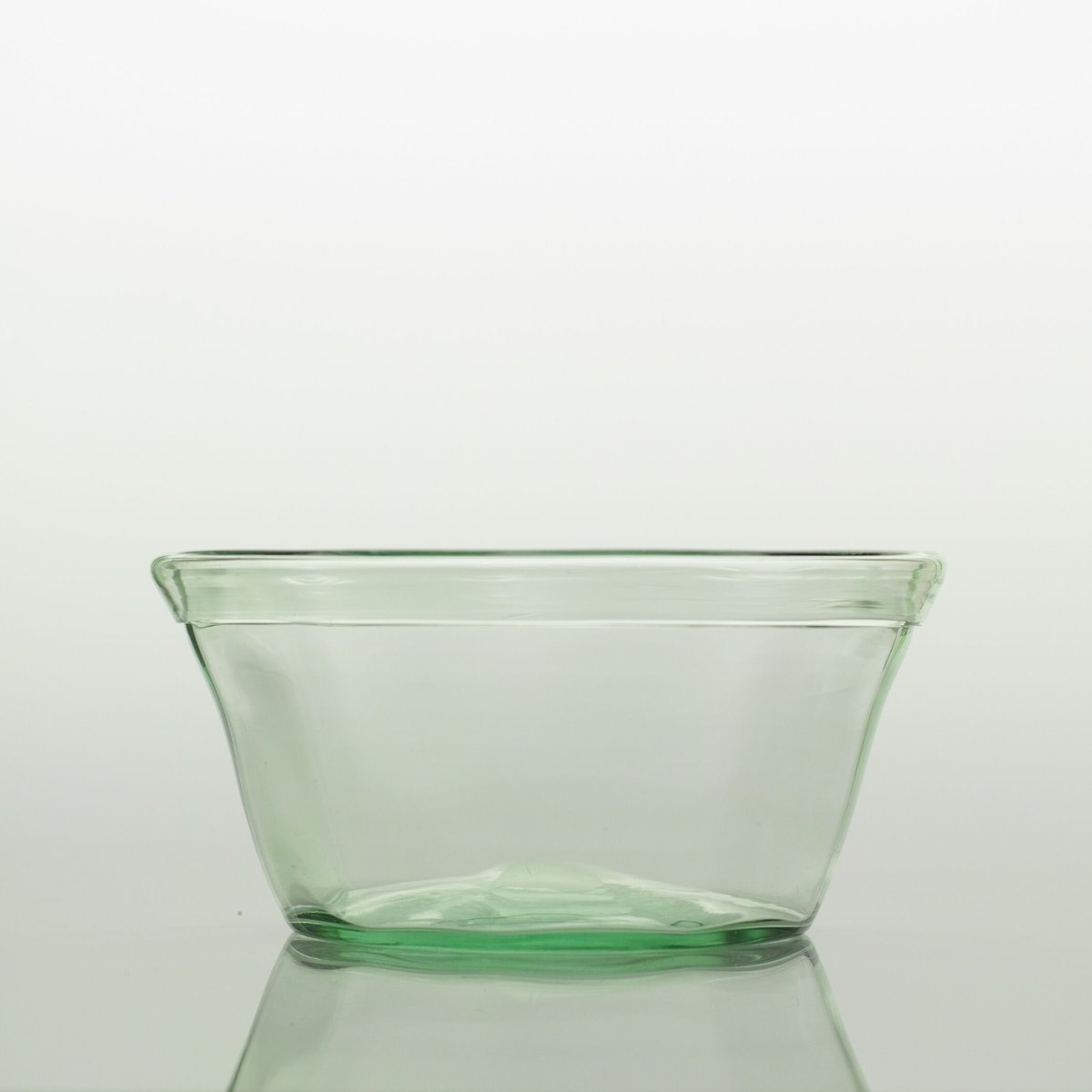 18-19世紀 スウェーデン 古い手吹きの色ガラスボウル鉢 / Sweden 18