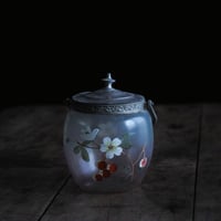 デルフト 17世紀 オランダ 染付輪線巴文小壺 デルフト輪線巴文小壺 / オランダ17c | tsuchika