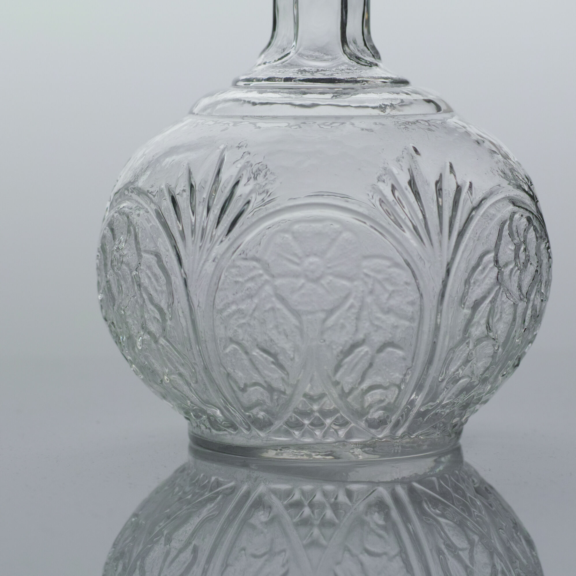 19世紀 スウェーデン 古い型吹きガラスのカラフェ / Sweden 19th C 19世紀 スウェーデン 古い型吹きガラスのカラフェ / Sweden 19th C