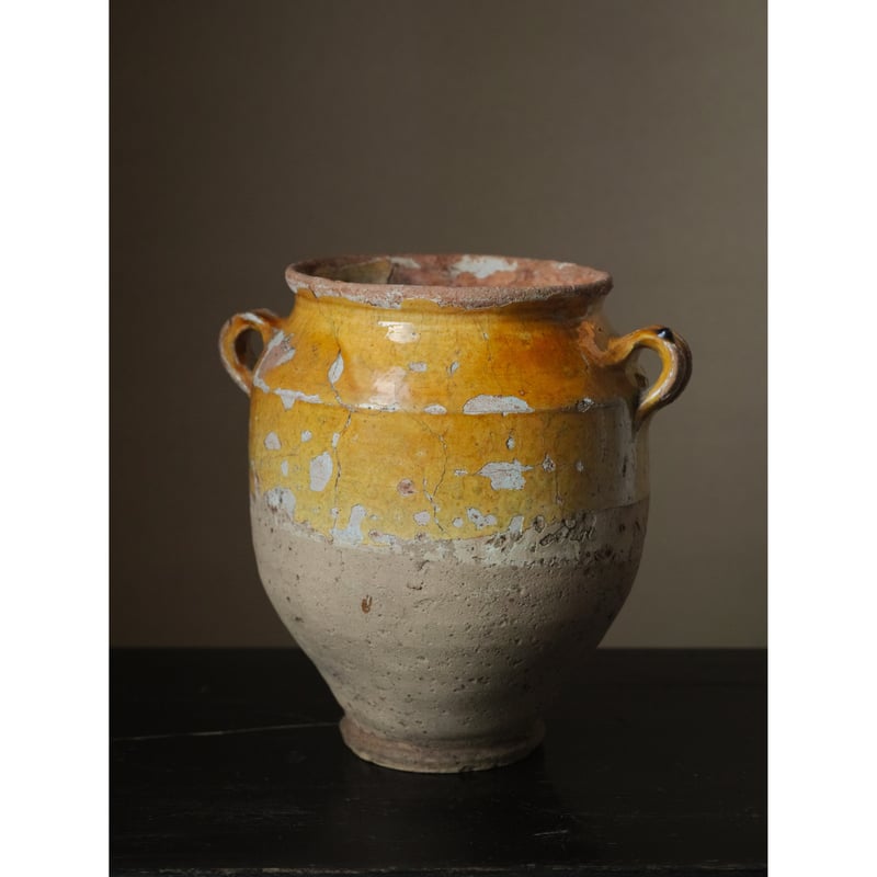 黄釉保存壺 / 南フランス19c | tsuchika