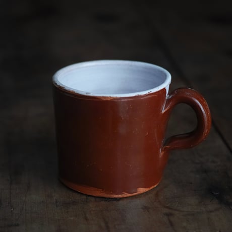 19世紀 キュノワール チョコレートブラウンの肌が美しいマグカップ / Cul Noir Mug Cup / France 19th C. / b
