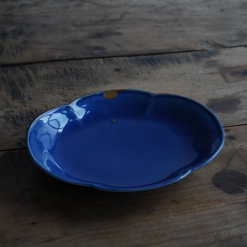 古伊万里瑠璃釉皿 / 江戸時代後期 | tsuchika