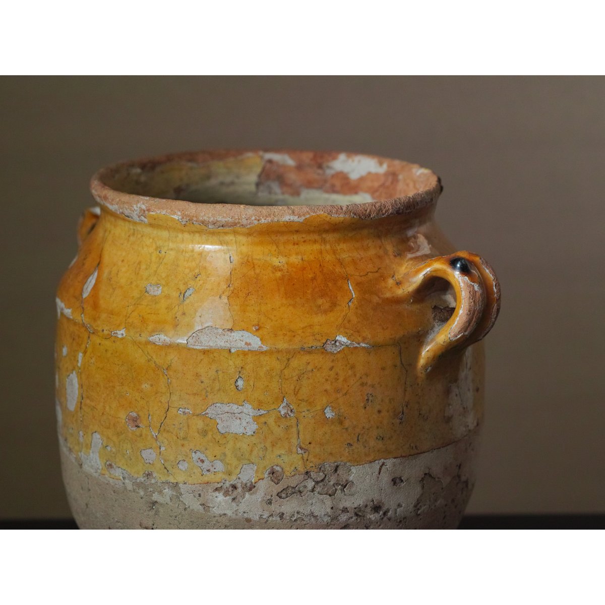 黄釉保存壺 / 南フランス19c | tsuchika