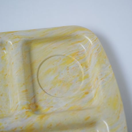 アメリカの学校で使用されていたランチプレート / Prolon Ware / Melamin Plate / United States 1970s  / D