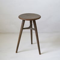 古い木製脚の回転椅子 ドクターチェア / 日本 大正-昭和初期 | tsuchika