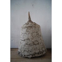 メキシコ 黒陶の十字ベル / Mexican Black Pottery Cross Bell