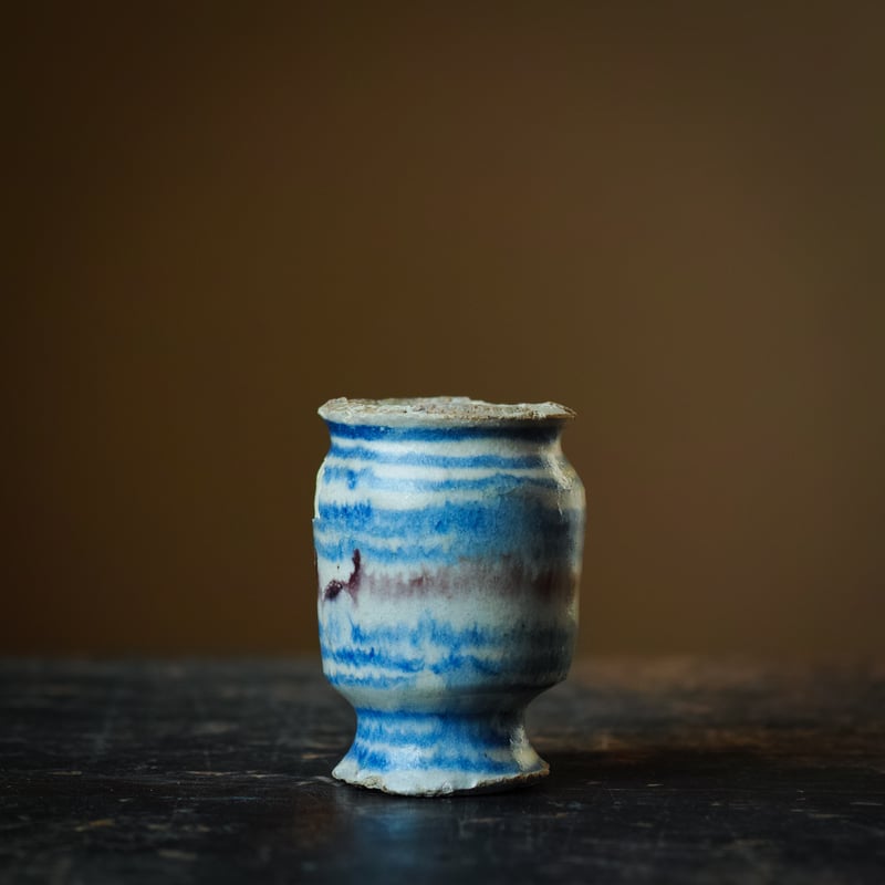 17世紀 オランダ ダッチマジョリカ小壺 / the Netherlands 17th C.