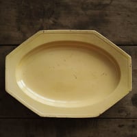 19世紀フランス クレイユ ファイアンスフィーヌ オクトゴナルプレート