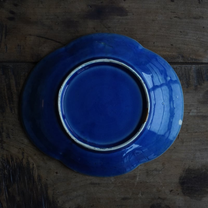 古伊万里瑠璃釉皿 / 江戸時代後期 | tsuchika